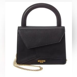 Authentic Moschino Mini Bag with Chain Strap